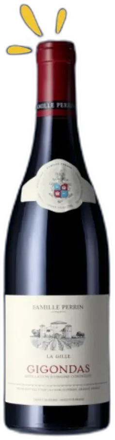 illustration du vin Gigondas 2022 Famille Perrin