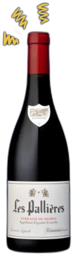 photos du vin Gigondas 2022 les Pallières