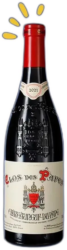 photo du vin Clos des Papes Châteauneuf-du-Pape 2021