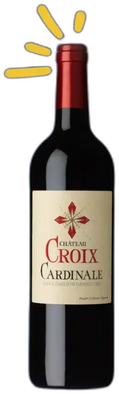 photo du vin Château Croix Cardinale 2019 Saint‑Émilion Grand Cru