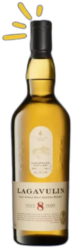 image du vin Lagavulin 8 Ans Islay Single Malt Scotch Whisky