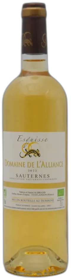 photo du vin Sauternes Esquisse 2022