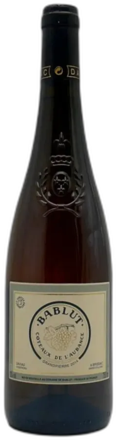 capture du vin Coteaux de l’Aubance Grandpierre 2014