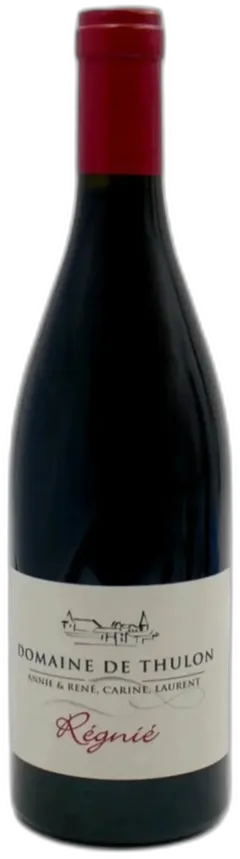vue du vin Régnié Thulon 2022