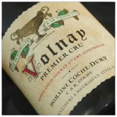 vue du vin Volnay 1er Cru