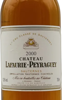 capture du vin Château Lafaurie-Peyraguey