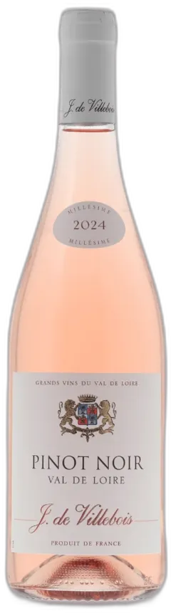 photo du vin Igp Val de Loire Rosé Pinot Noir, J. de Villebois 2024