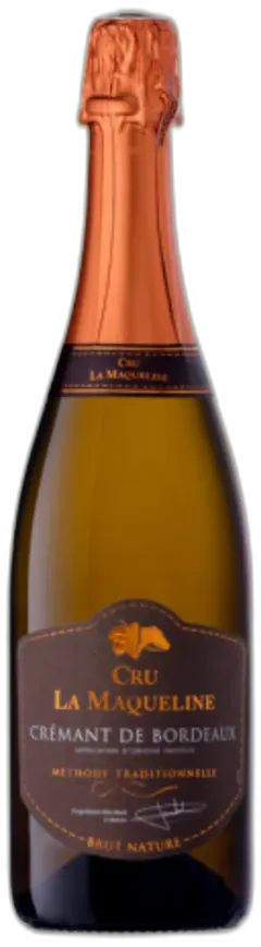 vue du vin Aoc Crémant de Bordeaux Brut Nature, Cru la Maqueline
