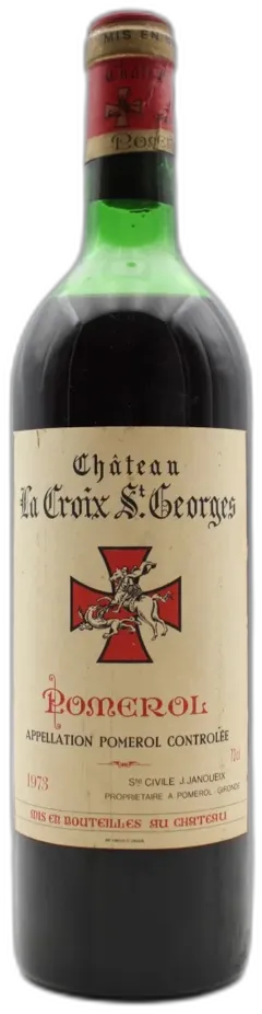 photo du vin Château la Croix Saint Georges 1973