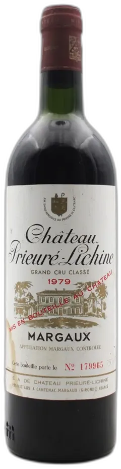 photo du vin Château Prieuré-Lichine 1979