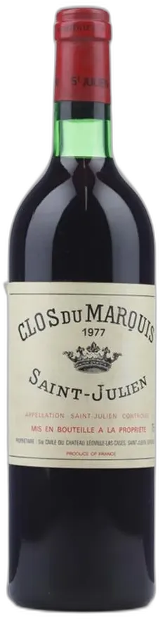 illustration du vin Désolé, 1977 Clos du Marquis Est Vendu