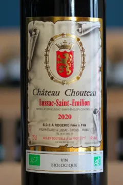 photo du vin Château Chouteau 2020 Lussac-Saint-Emilion Rouge