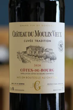 image du vin Château du Moulin Vieux Tradition Côtes de Bourg Rouge