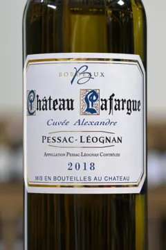 photo du vin Château Lafargue Cuvée Alexandre Pessac-Léognan Blanc