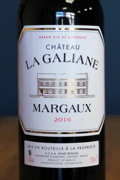 photo du vin Château la Galiane Margaux Rouge