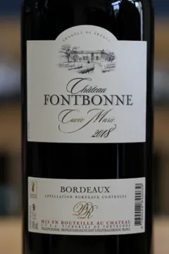 image du vin Château Fontbonne Cuvée Marie
