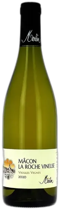 illustration du vin Domaine Merlin Mâcon la Roche Vineuse vv 2020