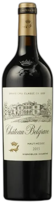 photos du vin Château Belgrave Grand Cru Classé, 1855 Aoc Haut-Médoc 2018