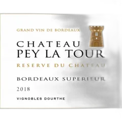 photo du vin Château Pey la Tour Réserve du Château Aoc Bordeaux Supérieur 2018
