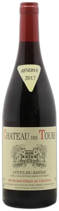 photo du vin Chateau des Tours Côtes du Rhone Réserve