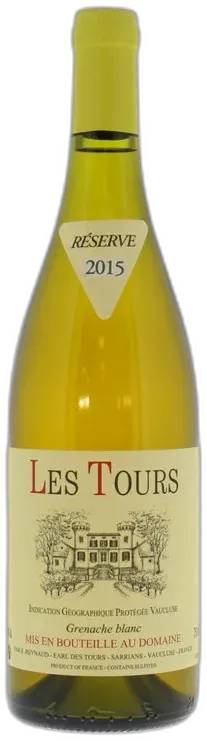 vue du vin les Tours Igp Vaucluse Grenache