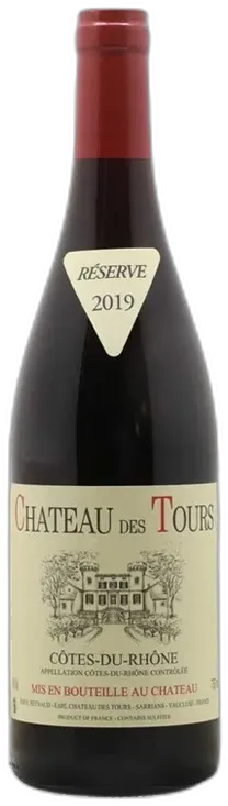 photo du vin Chateau des Tours Côtes du Rhone- Réserve