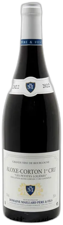 illustration du vin Aloxe Corton les Petites Lollières 1er Cru
