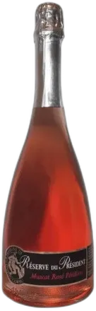 vue du vin Reserve du President Muscat Petits Grains Rosé Pétillant