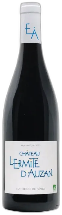 illustration du vin l'Ermite d'Auzan Costières de Nîmes 2022 Rouge Bio