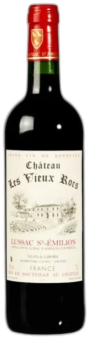photo du vin Bordeaux Rouge Château les Vieux Rocs 2018 Lussac Saint Émilion