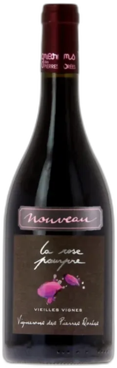 vue du vin Beaujolais Nouveau la Cuvée Rose Pourpre 2025