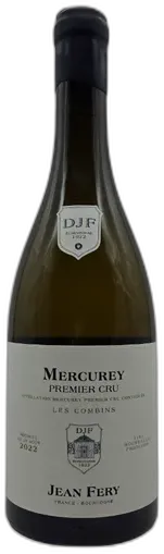 photo du vin Domaine Jean Fery les Combins Aop Mercurey Premier Cru 2022