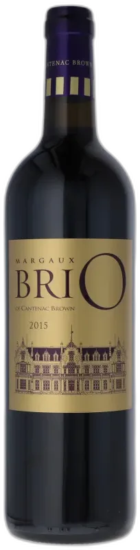 photo du vin Brio de Cantenac Brown 2015