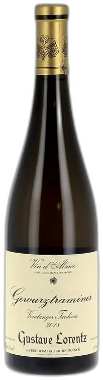 image du vin Gewurztraminer Vendanges Tardives Gustave Lorentz 2018