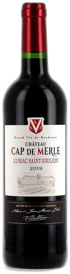 photos du vin Lussac-Saint-Emilion Aoc Château Cap de Merle 2019