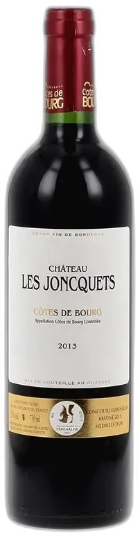 vue du vin Côtes de Bourg "Château les Joncquets" 2021 Aoc
