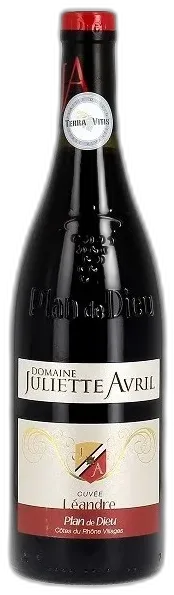 photo du vin Plan de Dieu Domaine Juliette Avril Côtes du Rhône Villages 2020