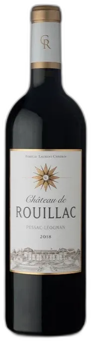 photo du vin Pessac Léognan Aoc Château de Rouillac Rouge 2018