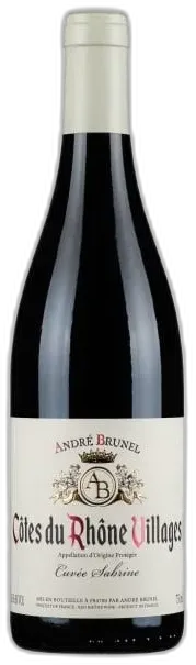 illustration du vin Côtes du Rhône Villages Aoc- Cuvée Sabrine Domaine Brunel 2024