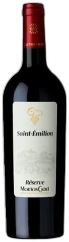 vue du vin Saint Emilion Réserve Mouton Cadet Aoc 2019