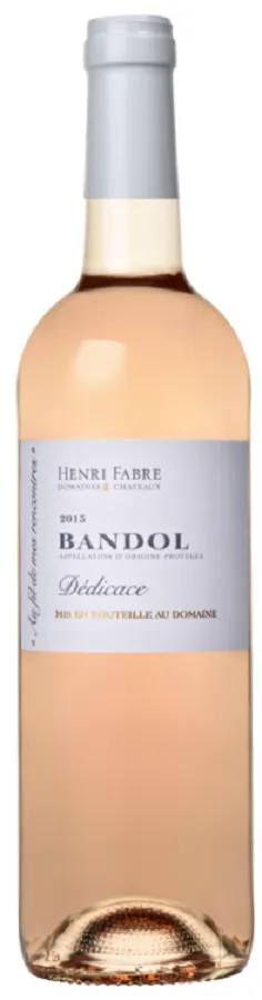 photo du vin Bandol Aop Rosé Dédicace 2023
