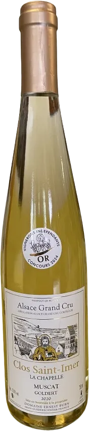 vue du vin Muscat Clos Saint-Imer Grand Cru Goldert 2020