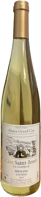 photo du vin Riesling Clos Saint-Imer Grand Cru Goldert 2017