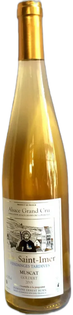 photo du vin Muscat Clos Saint-Imer Vendanges Tardives 2015