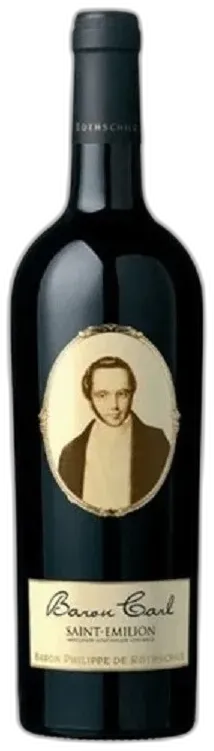 image du vin Saint Emilion Baron Carl Baron Philippe de Rothschild Aoc 2018