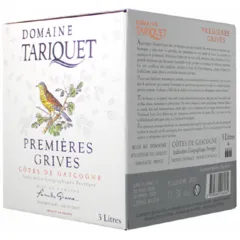 photo du vin Bib 3 Litres Tariquet les Premières Grives Côtes de Gascogne Igp Domaine Tariquet 2024