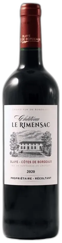 photo du vin Blaye Côtes de Bordeaux Château le Rimensac 2019