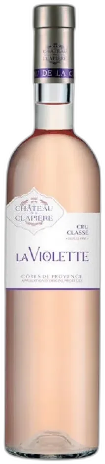 illustration du vin Côtes de Provence Aop Château de la Clapière Cuvée la Violette Cru Classé Rosé 2024