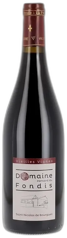 image du vin st Nicolas de Bourgueil Domaine Hersard du Fondis Aoc 2023