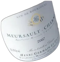 photo du vin Meursault Cru "Charmes" H. Germain